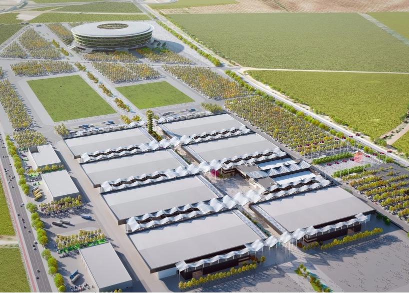 塞爾維亞會展中心ETFE膜結(jié)構(gòu)